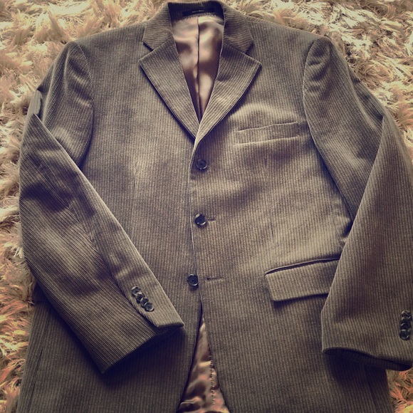 Men’s Brown Corduroy Blazer - Picture 1 of 8